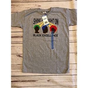 Unisex 10/12 Shine a Light on Black Excellence Graphic T shrt